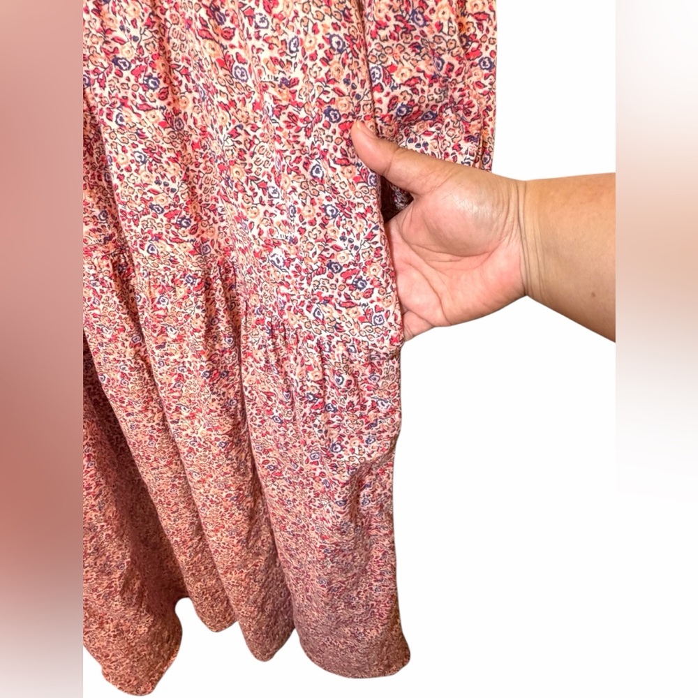 Universal Thread 100% Cotton Pink Smocked Dress Puff Sleeves
Size XXL - Picture 10 of 15